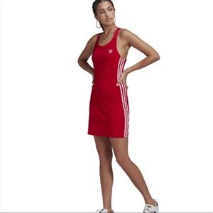 adidas Red Racerback Dress